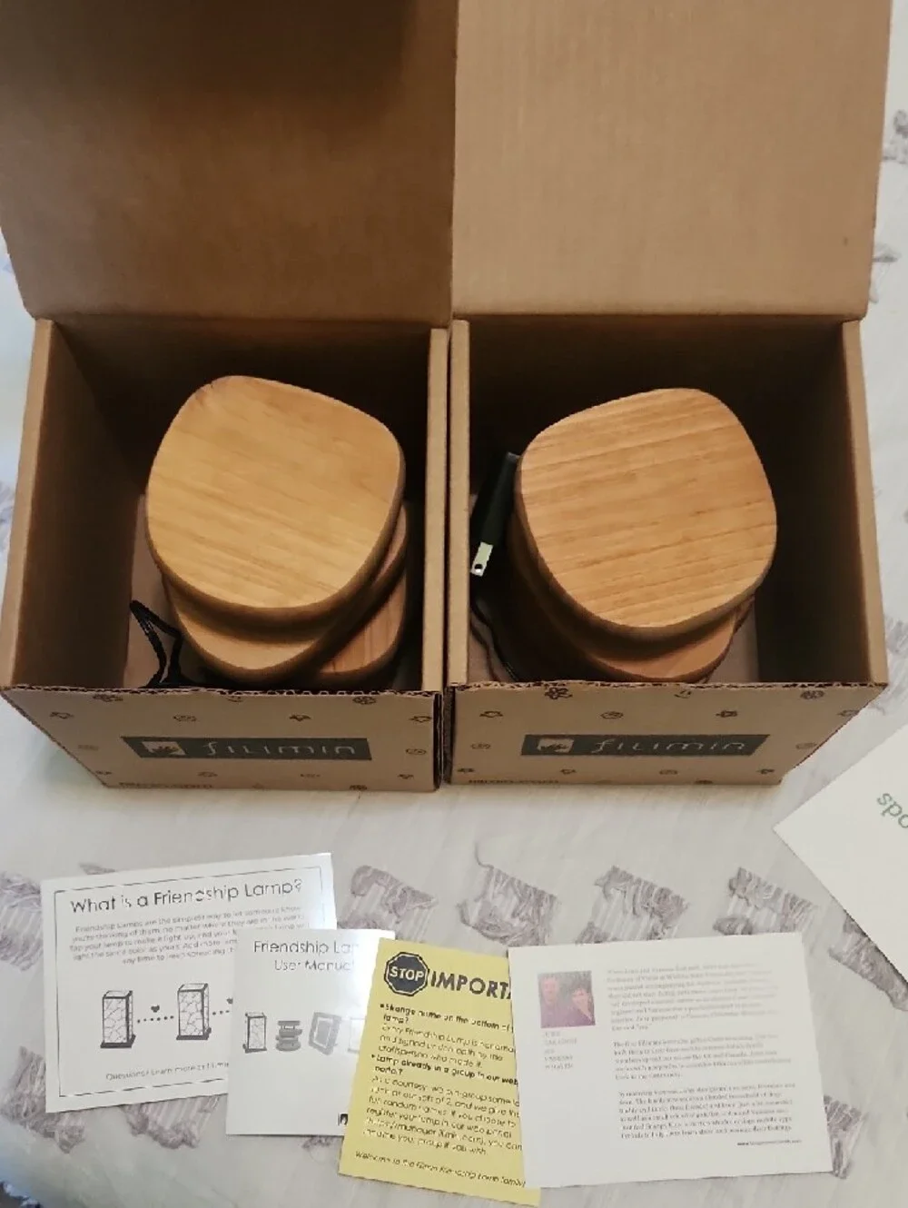 Uncommon Goods, Mini Friendship Lamp Set